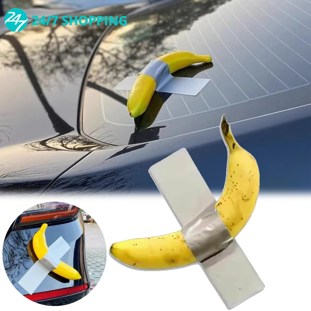 Stiker Kap Mesin / 3D Pisang Stiker Mobil / Stiker Mobil 3D Pisang Kartun