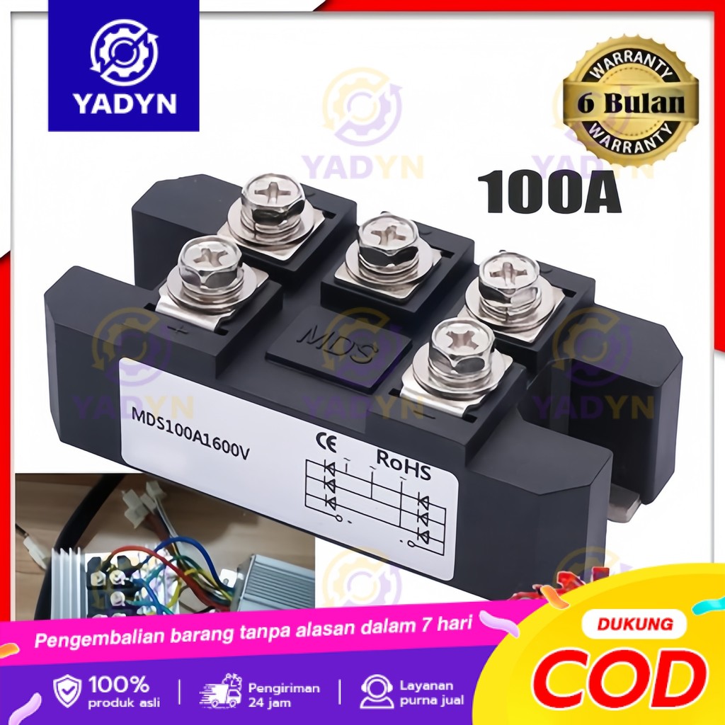 Dioda MDS 100A 1200V Diode Module Bridge 3 Phase Dioda Rectifier 3 Phase Dioda Bridge