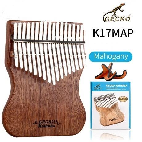 Kalimba 17 Keys Solid Mahogany Kalimba Gecko K17MAP - Gecko K17MAP