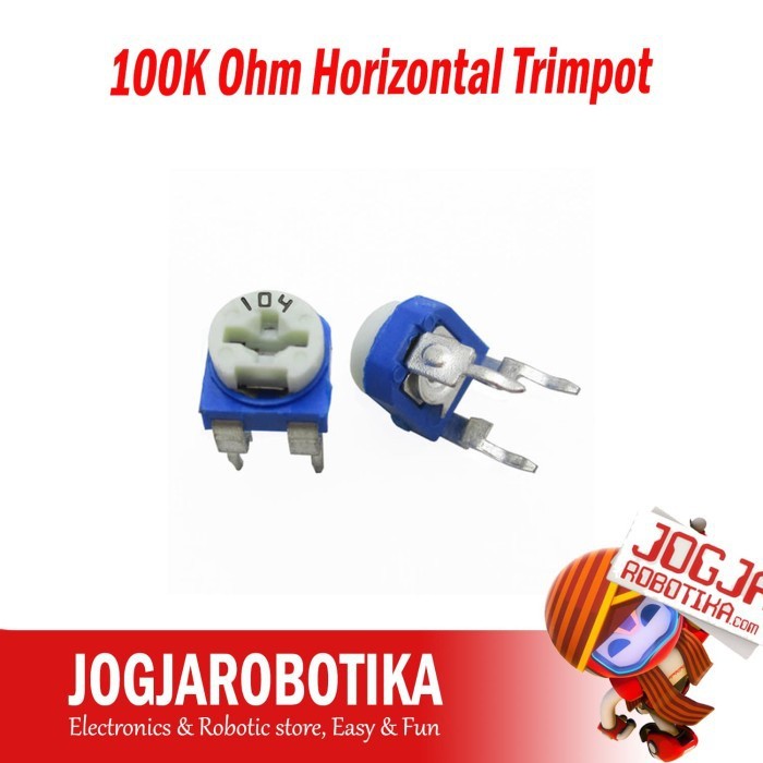 100K Ohm Horizontal Trimpot