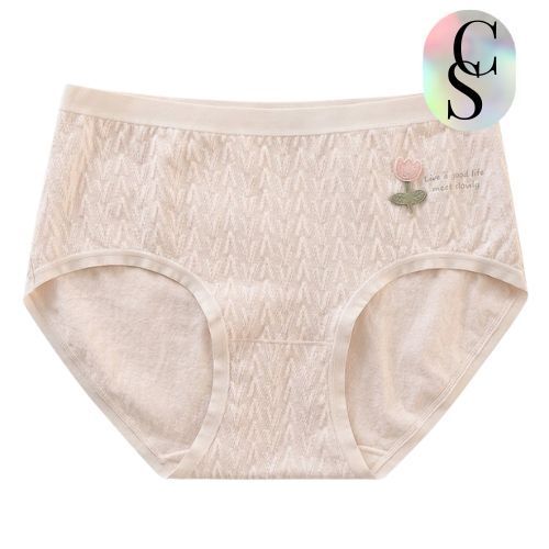 CANDYSSHOP CD2100 Celana dalam Motif Bunga Wanita CD Cewek Pita Renda CD Imut