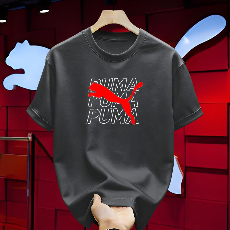 Kaos PUMA Original Pria Cotton Combed 24s Premium Sportswear Casual Nyaman Harian Bisa COD