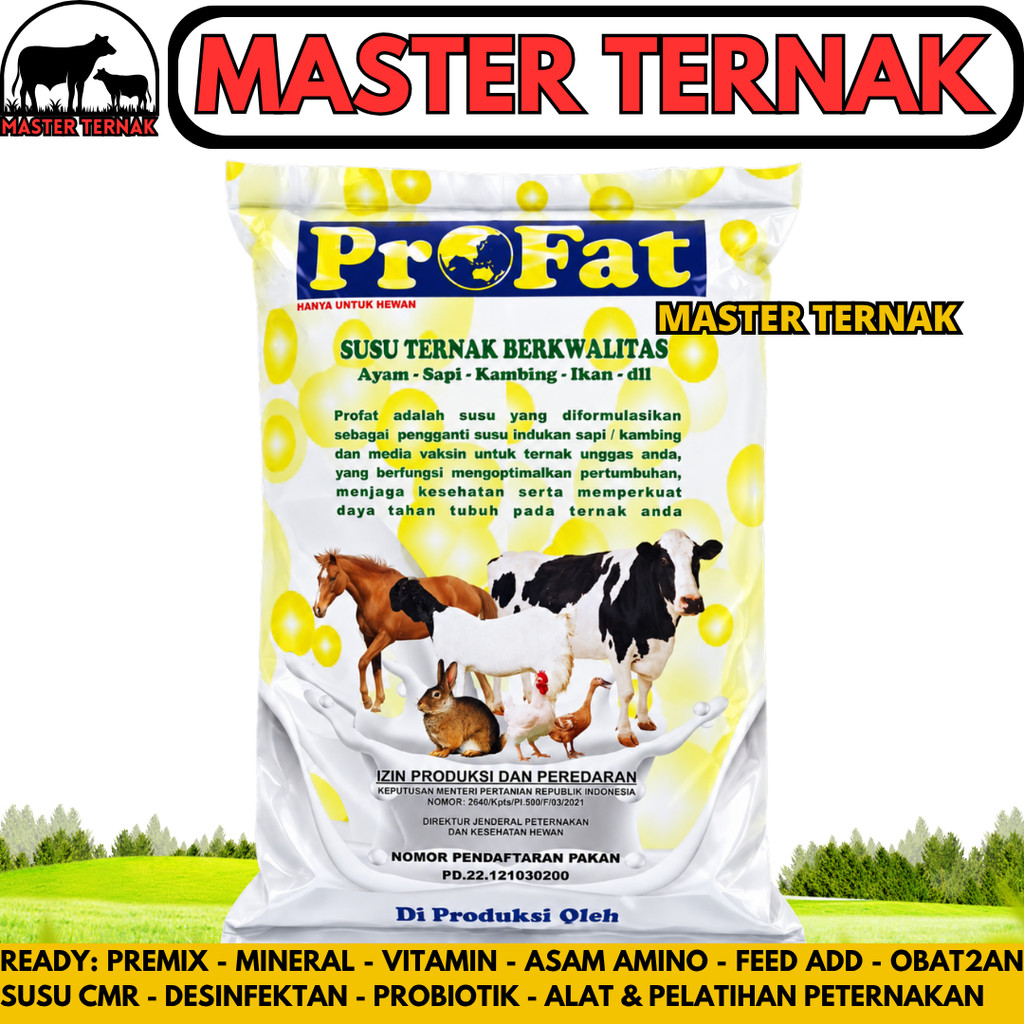 SUSU PROFAT 1KG - Susu Profat kambing - Susu Hewan Ternak untuk Sapi Kambing Ikan Ayam