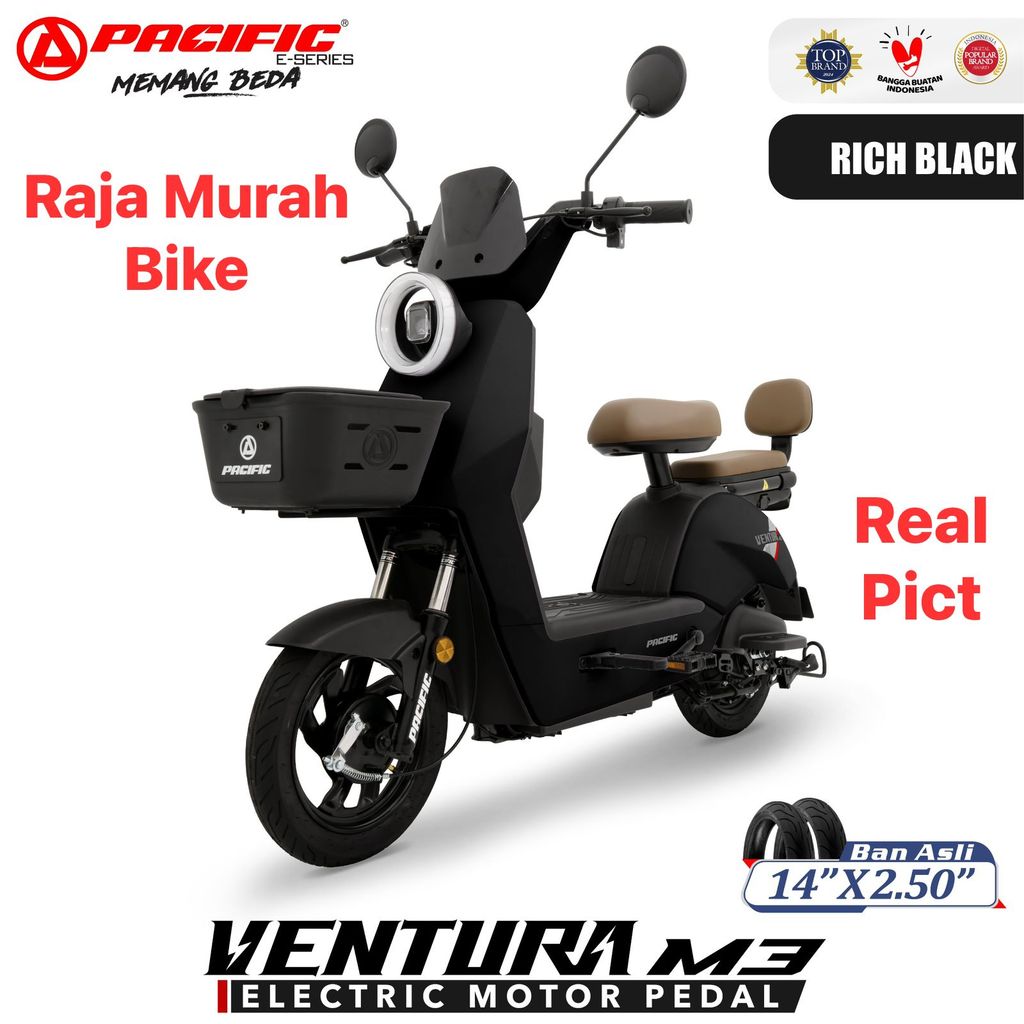 Sepeda Listrik Pacific Ventura M3 Bergaransi Sepeda Listrik E Bike Pacific Ventura M3