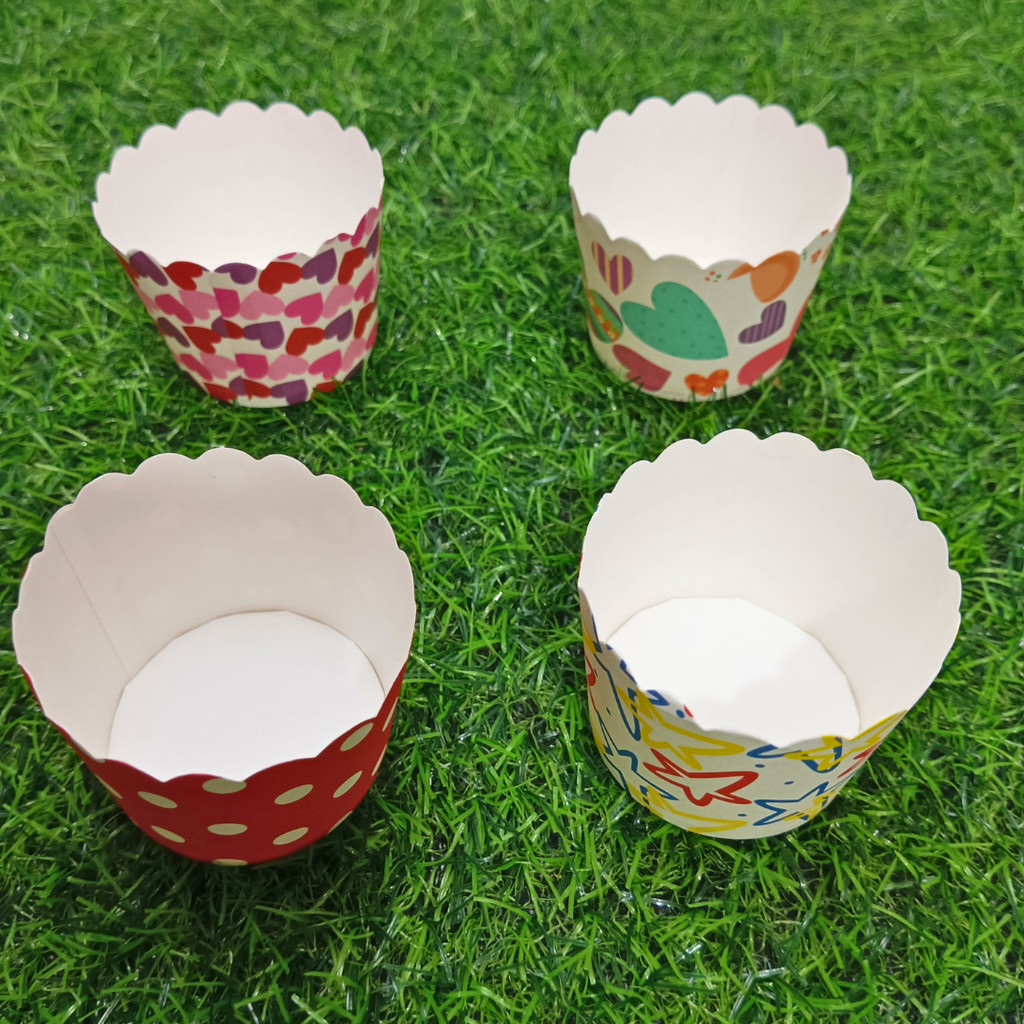 Cup Muffin Kertas Size M / Paper Cup Cake Muffin M / Kertas Muffin Oven Kukus (50 pcs)