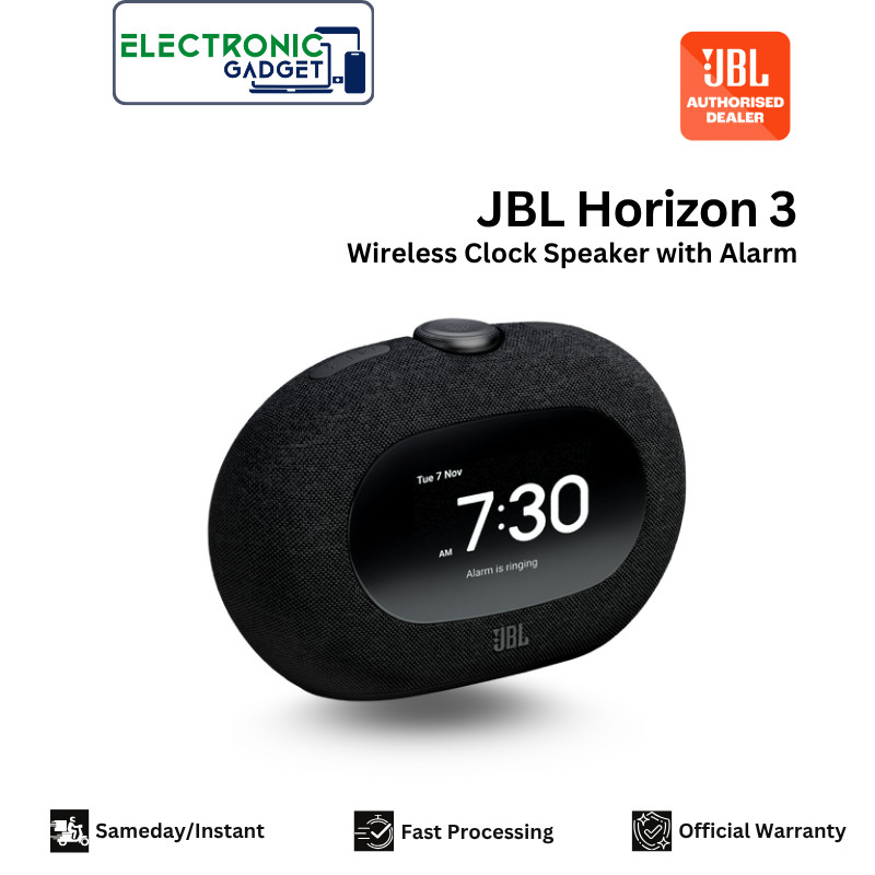 JBL Horizon 3 Clock Bluetooth Speaker with FM Radio