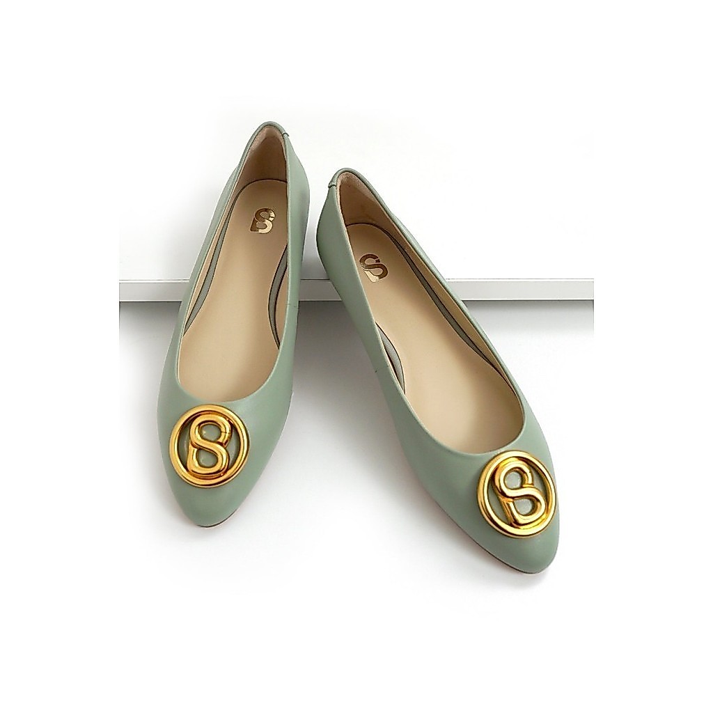 Buttonscarves Elan Shoes - Sage