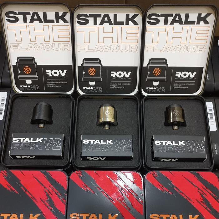 Stalk RDA V2 22MM Single Coil 100% Authentic by ROV - Stalk V2 Single RDA