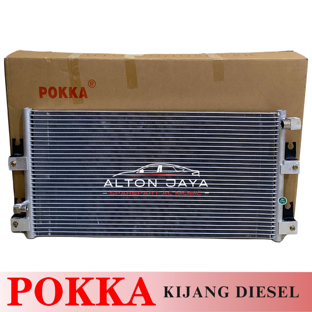 CONDENSOR KONDENSOR AC MOBIL TOYOTA KIJANG KAPSUL DIESEL KRISTA LGX SGX 1997-1999 POKKA 0546