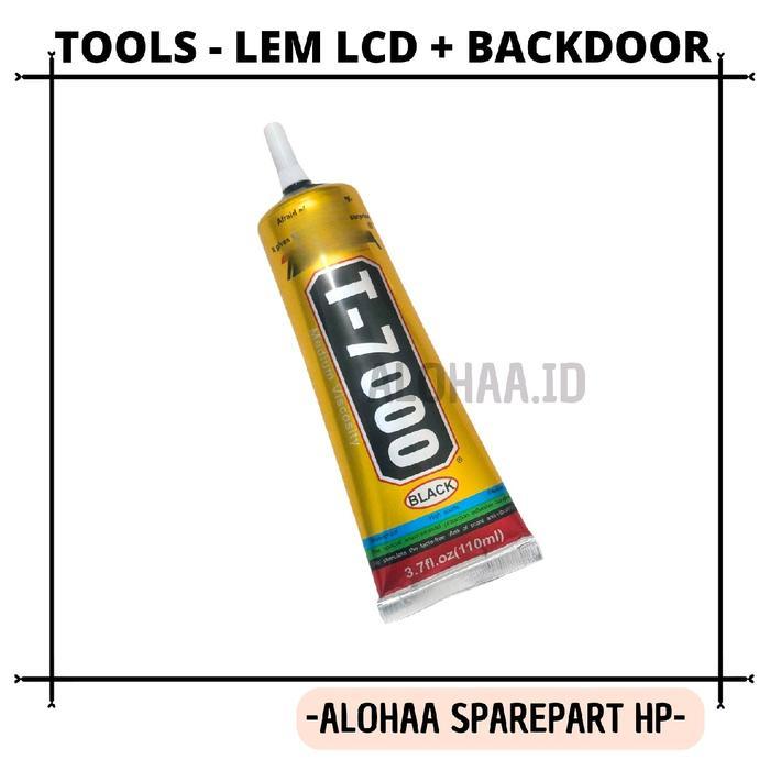 LEM HITAM T-7000- LEM LCD TOUSCREEN - LEM BACKDOOR T-7000 - T-7000 110 ML