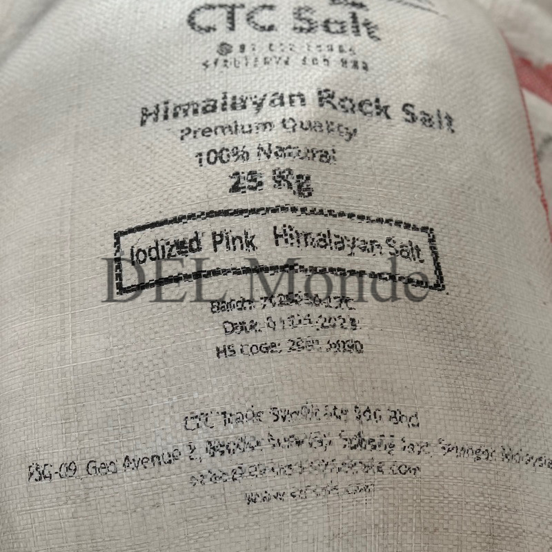 

PromoGaram Himalayan Pink Salt 25KG BERIODINE