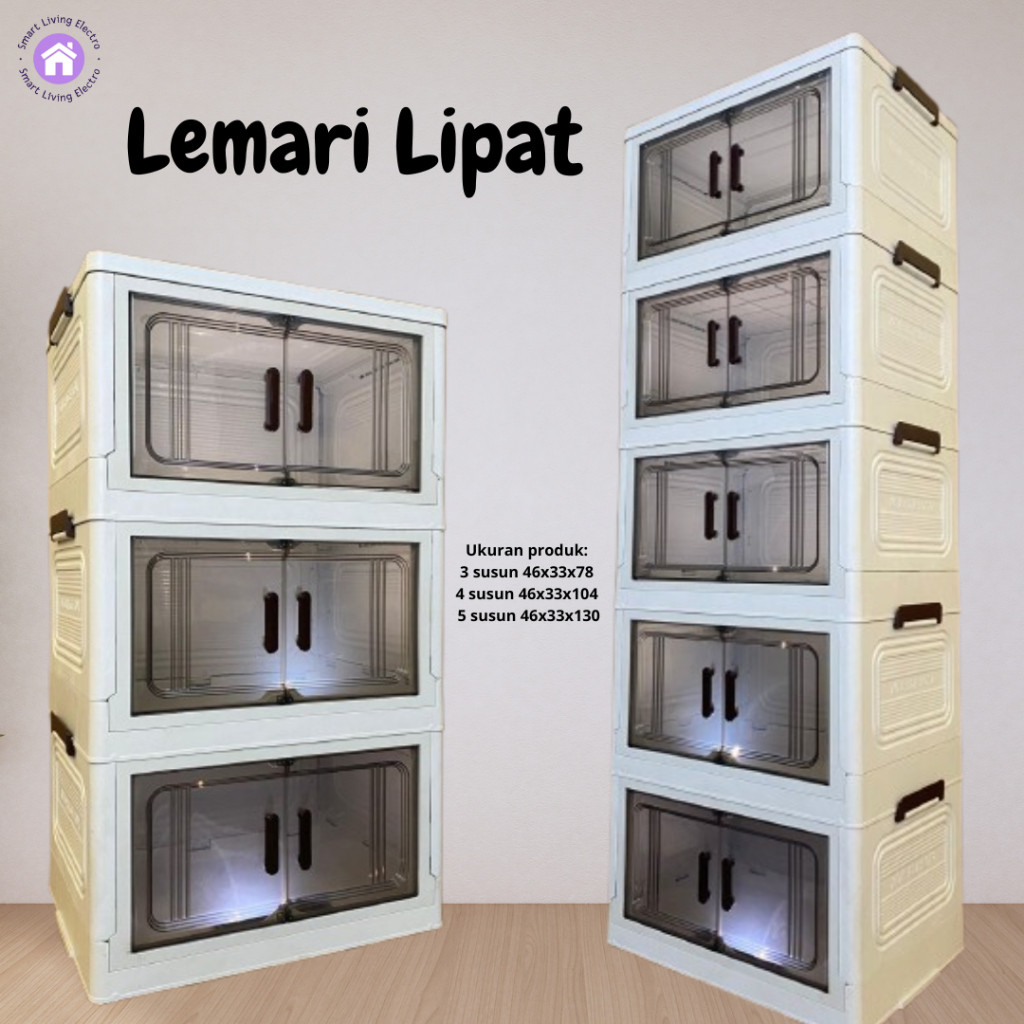 Lemari Plastik Lipat Lemari Plastik Premium Lemari Lipat Baby Care Lemari Pakaian Minimalis