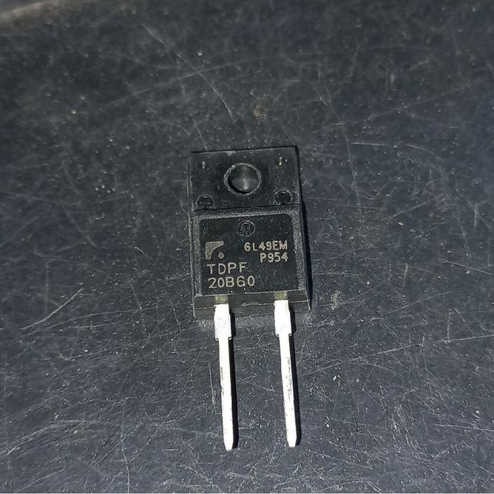 Dioda 20B60 original fast recovery Diode TDPF20B60 TDPF 20A 600V Ultrafast Fajar