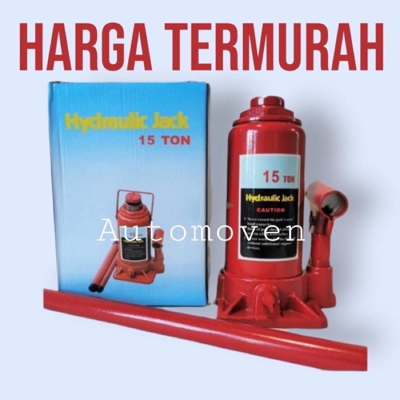 DONGKRAK 15 TON BOTOL HYDRAULIC HIDROLIK JACKCOD