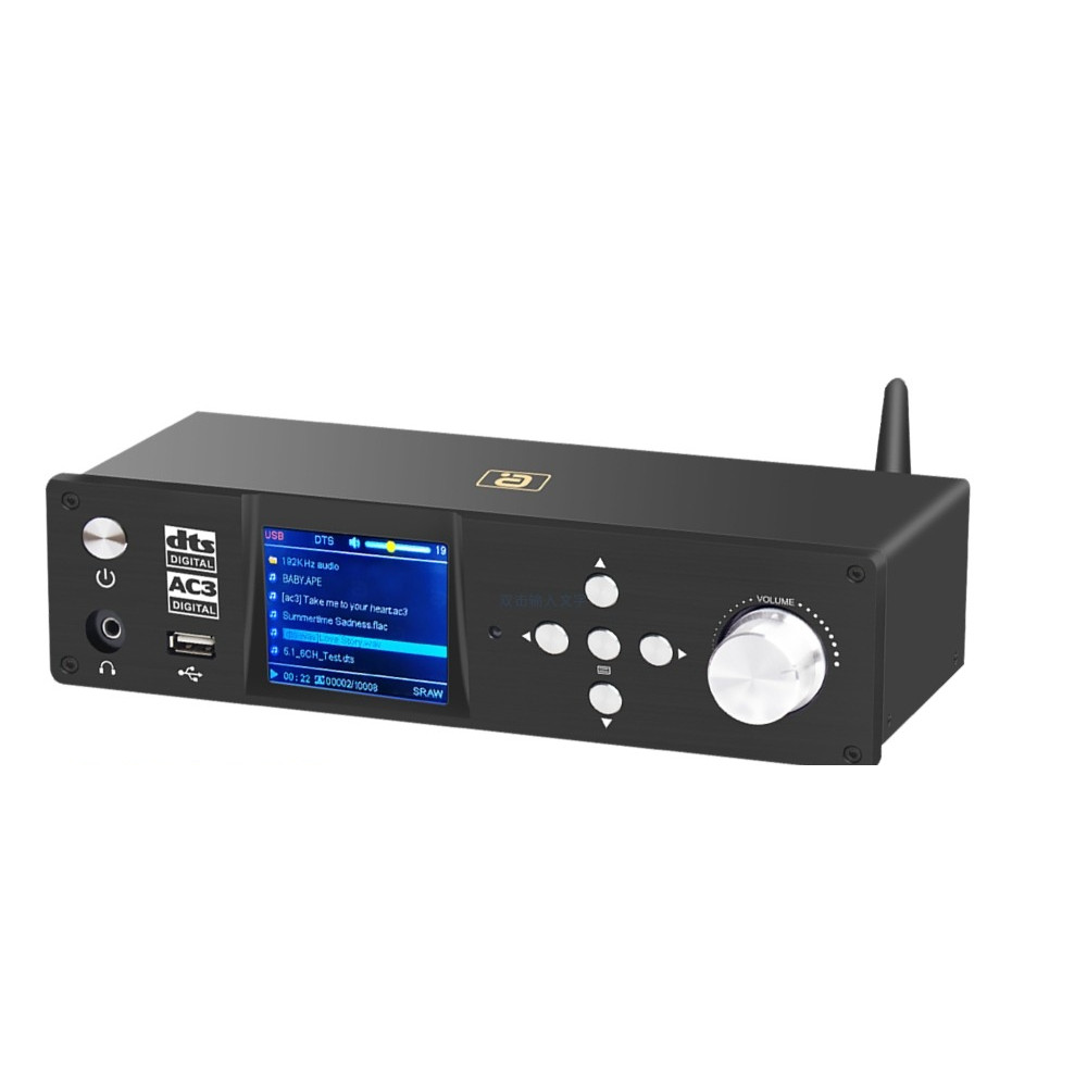 DTSHD AC3 5.1CH Audio Decoder 51 4K HDMI2.0 Converter Bluetooth5.1 Qcc5125 Receiver DSD 768KHz ESS90