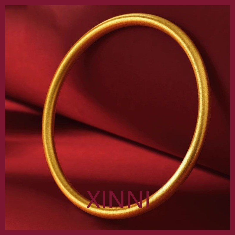 XINNI Gelang Tradisional Buatan Tangan Vietnam Pasir Emas Tren Nasional Gelang Lingkaran Sederhana u