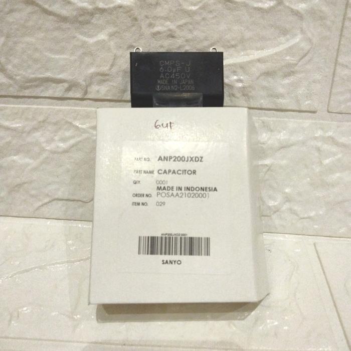 CAPACITOR 6UF/MICRO UNTUK POMPA SANYO PWH236C