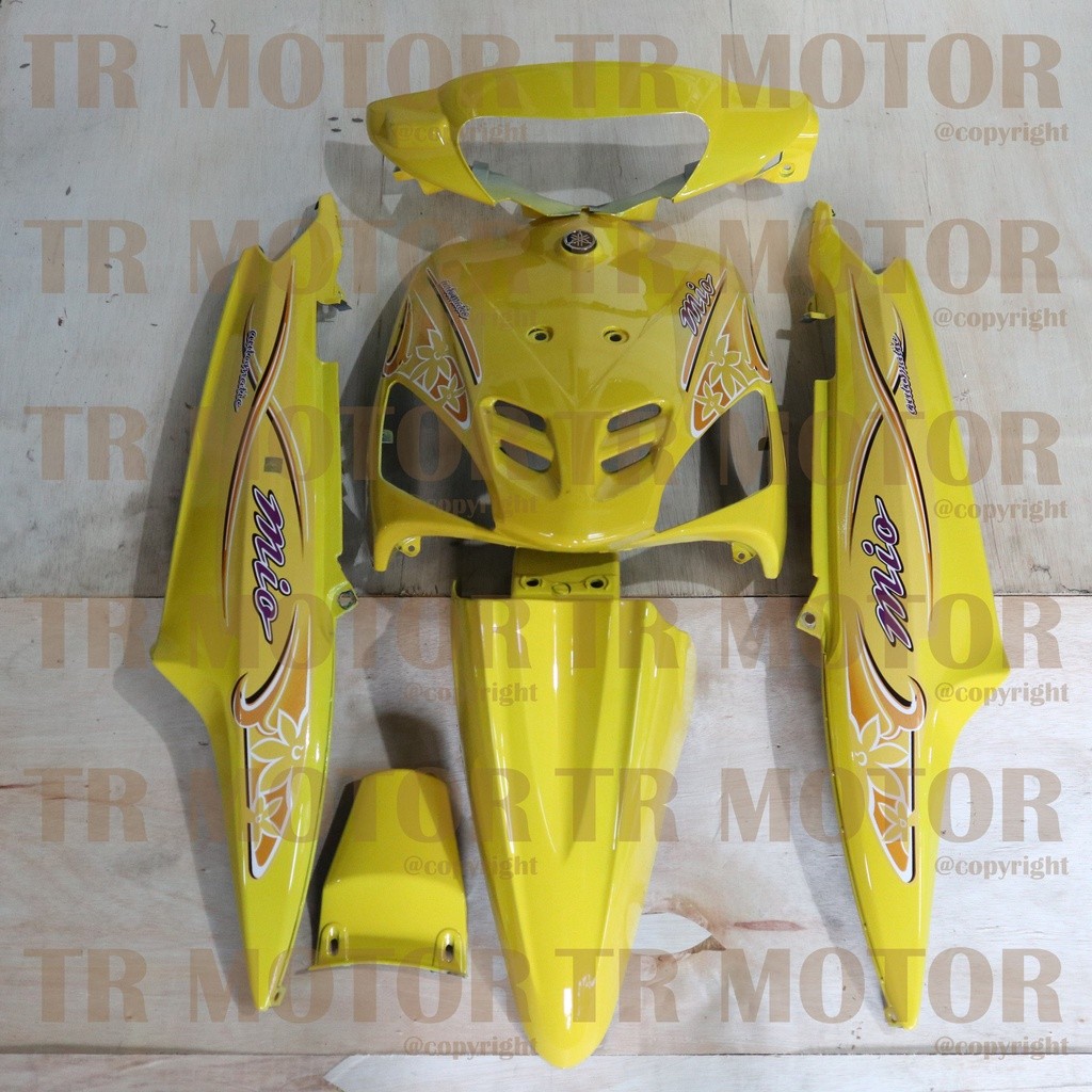 Body Mio Sporty Full Set 2004 Kuning Body Halus Mio Sporty Mio Lama