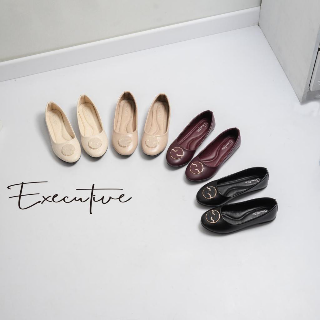 GOLIASPOTSHOP  Executive Sepatu Wanita | Haura Sepatu Flatshoes Wanita