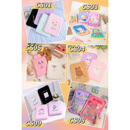Terlaris sarung tas ipad bear korea style unicorn tablet bag case ipad 11 / 7 / laptop CS01 CS03 CS0