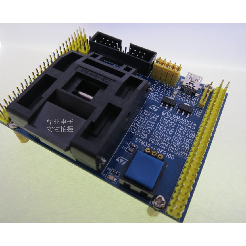 Clamshell STM32-LQFP100 STM32F302/100/407/215/207/030/215/151/415 IC Burning seat Adapter testing se