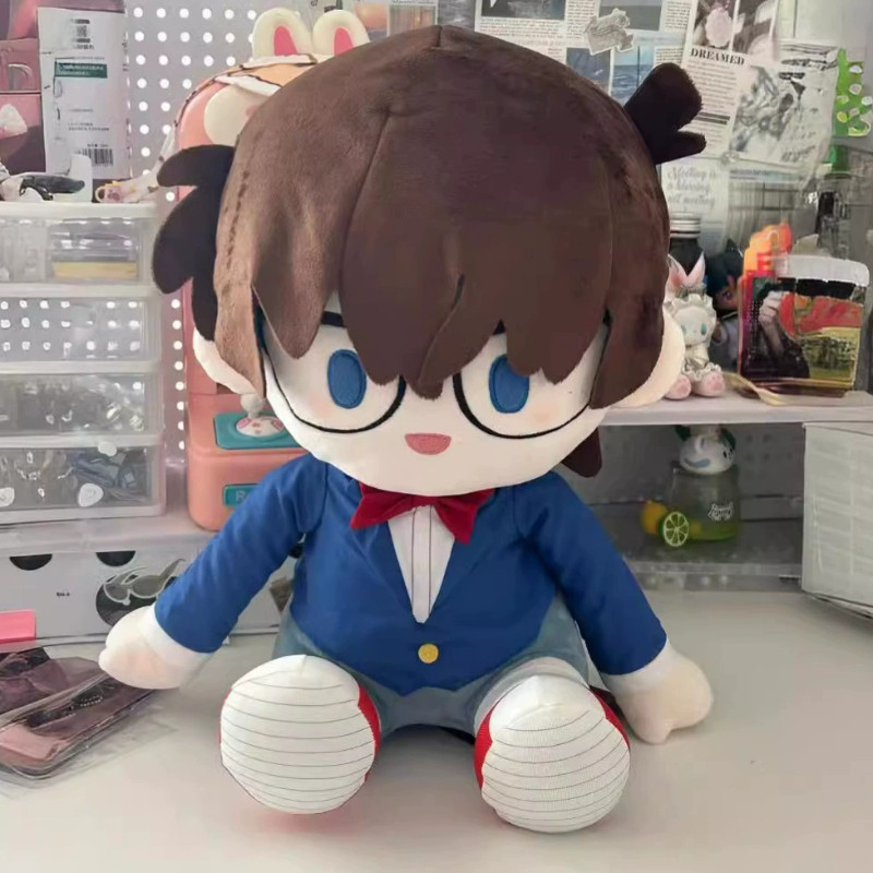 40cm Anime Detective Conan Plush Toys Cartoon Stuffed Dolls Conan Edogawa Kaito Tooyama Kazuha Plush