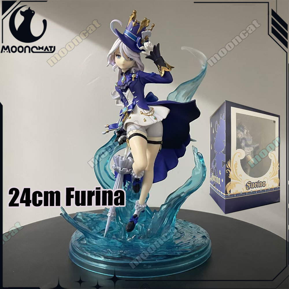 Genshin Impact Figure Furina Figure Standing Posture Furina Anime Model Collection Room Decoration D