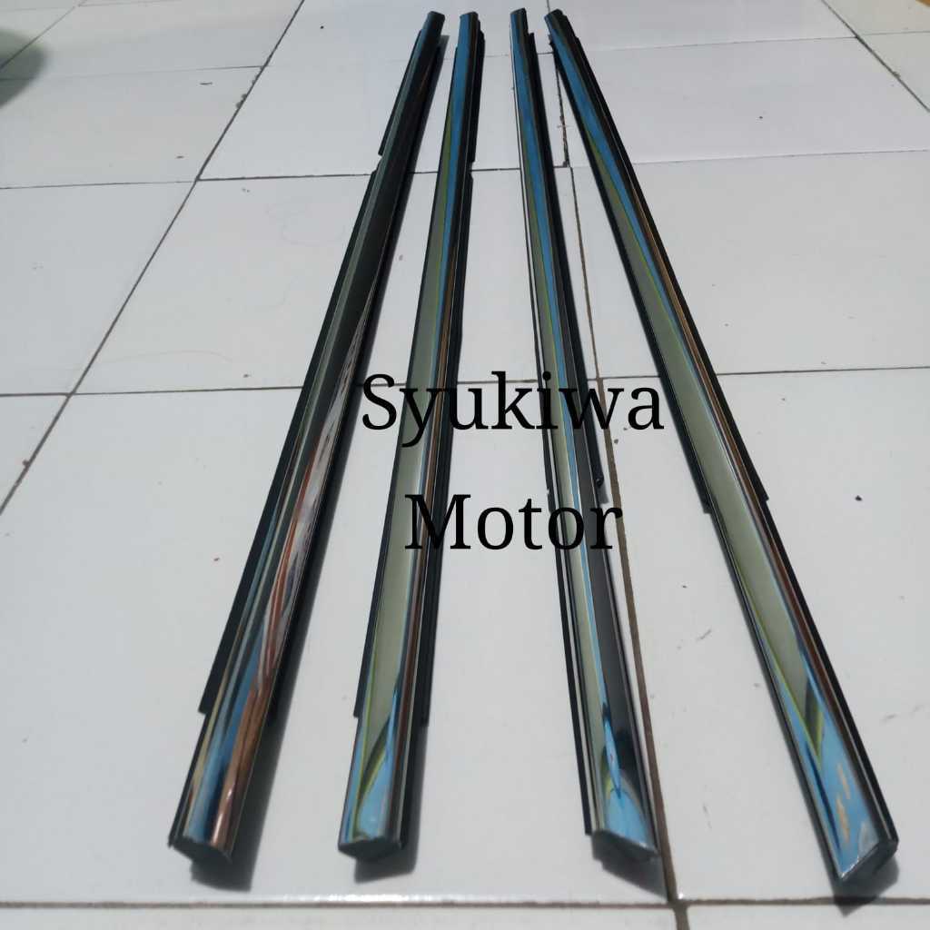 karet pelipit kaca pintu mobil bagian luar honda city z (custom)