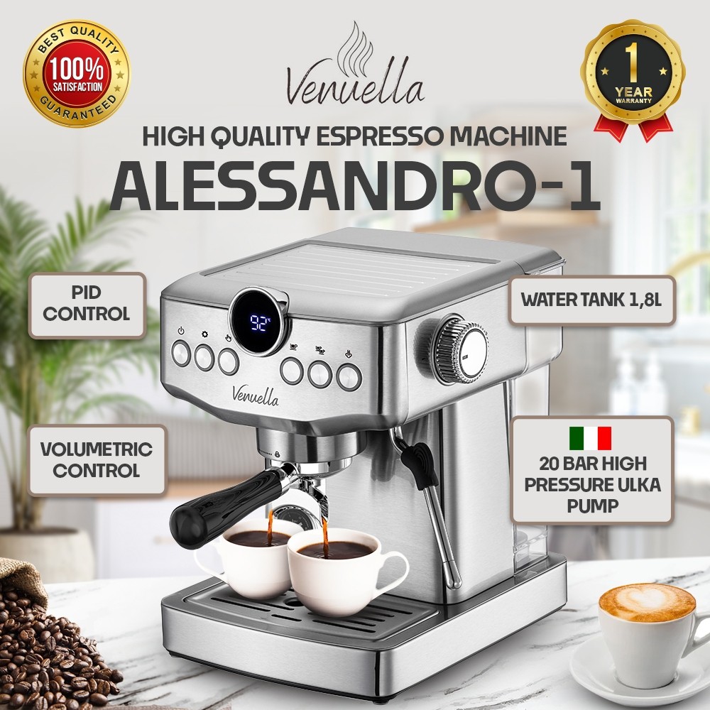 PROMOMesin Kopi Espresso Rumahan Alessandro 1 - Venuella Home Specialist Espresso MachineREADY