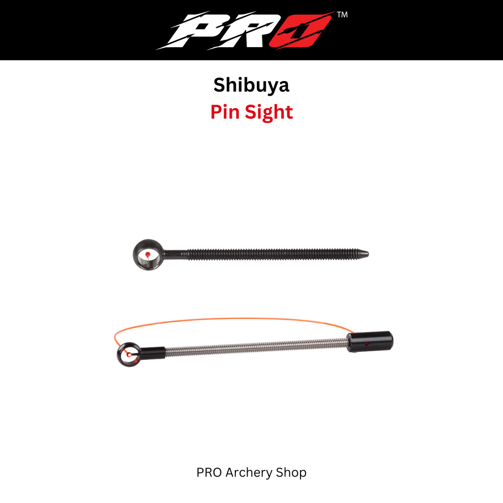 SHIBUYA SIGHT PIN | SHIBUYA DOT SIGHT PIN | FIBER OPTIC SIGHT PIN | ALAT BIDIK ALAT PANAHAN | SPARE 