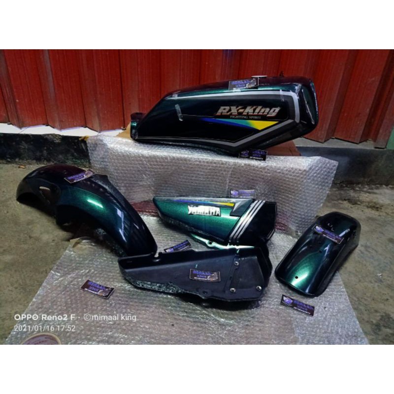 tangki body set rx king hijau botol 2001,2002,2003
