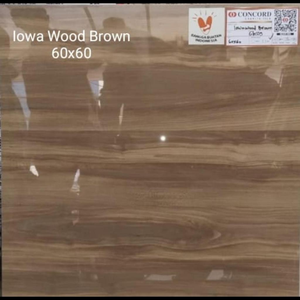 granit concord 60x60 lowa Wood brown