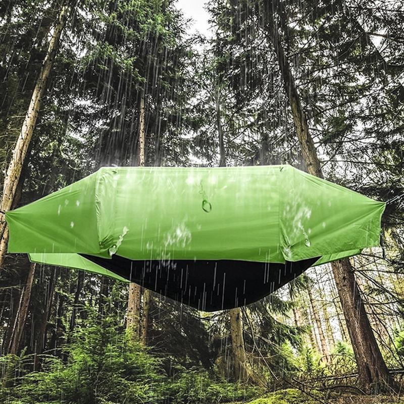 2 Person Backyard Hammock Tent Waterproof Backpacking Hammock 260x140cm Nylon Rocking Chair Outdoor 