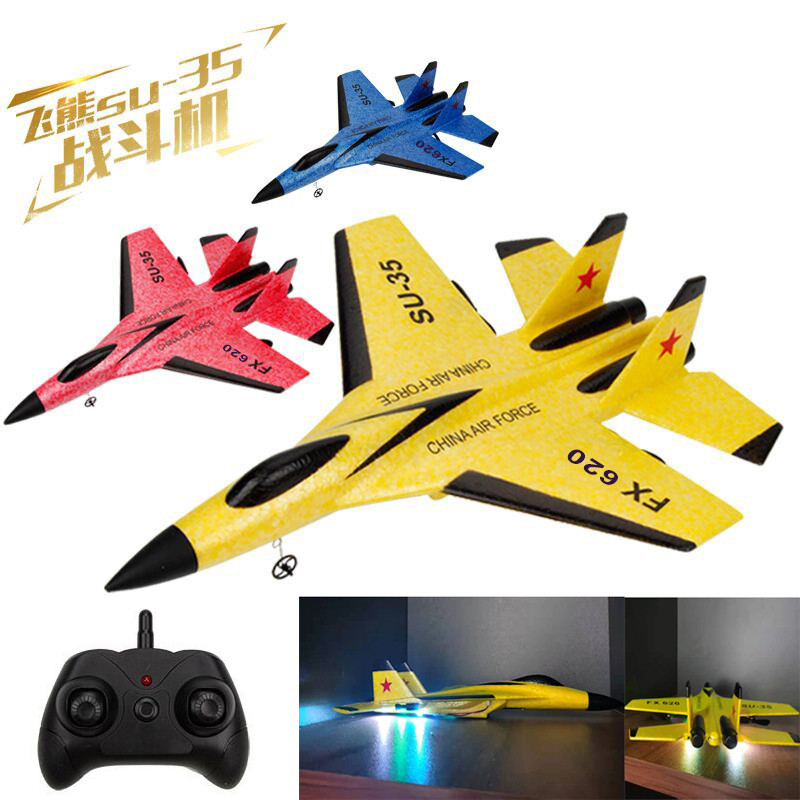 SU-35 RC Remote Control Airplane 2.4G Remote Control Fighter Hobby Plane Glider Airplane EPP Foam To