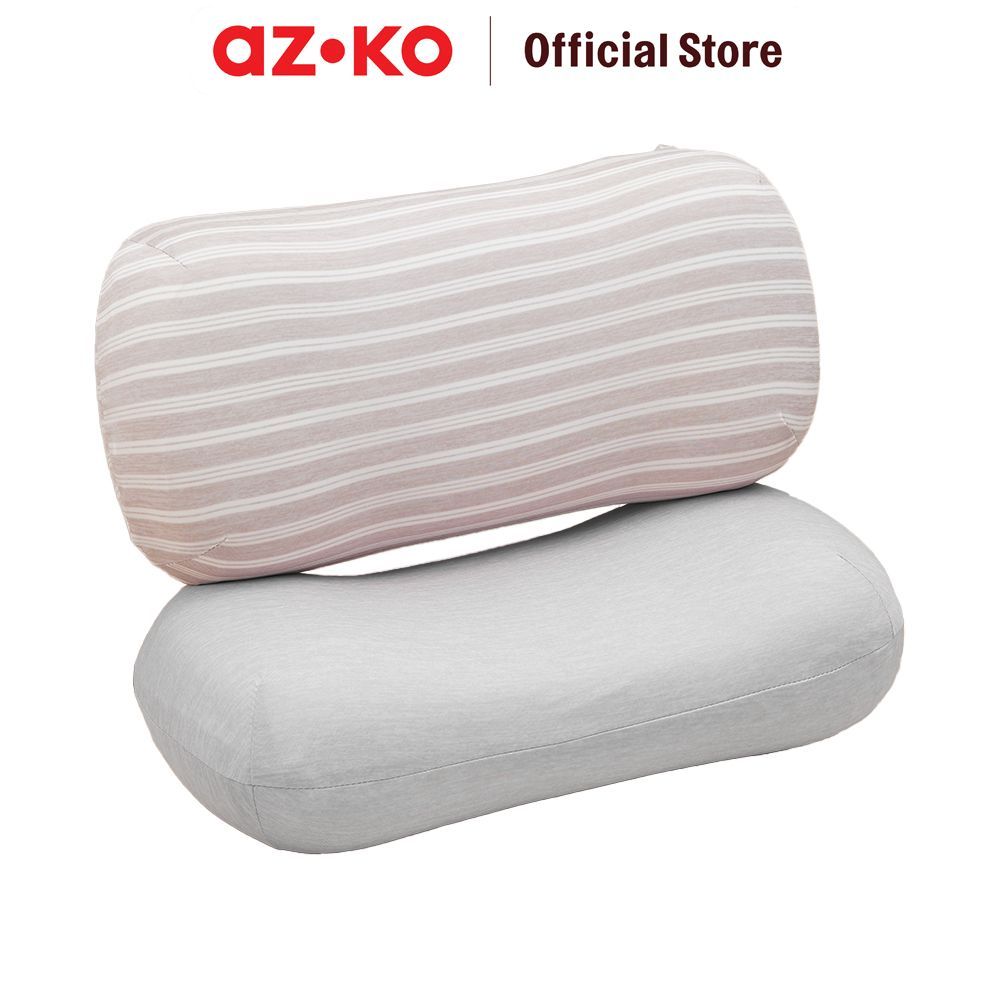 AZKO Sleeplite 42X22 cm Set 2 Pcs Bantal Pinggang Multifungsi - Cokelat Chair Back Cushion Lumbar Ba