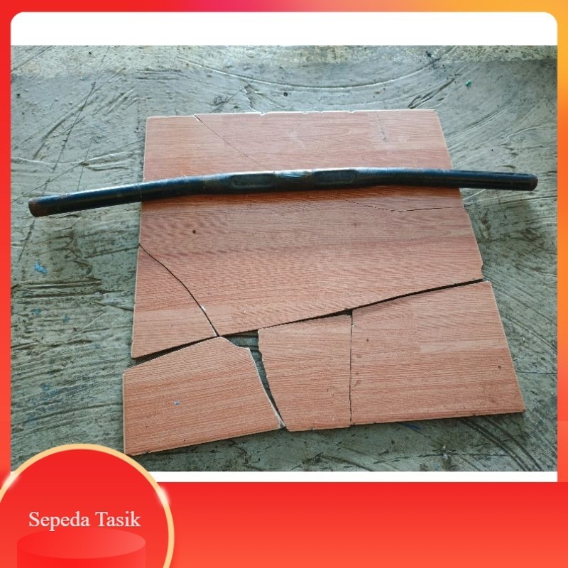 stang mtb bahan besi model lurus panjang 61 uniq