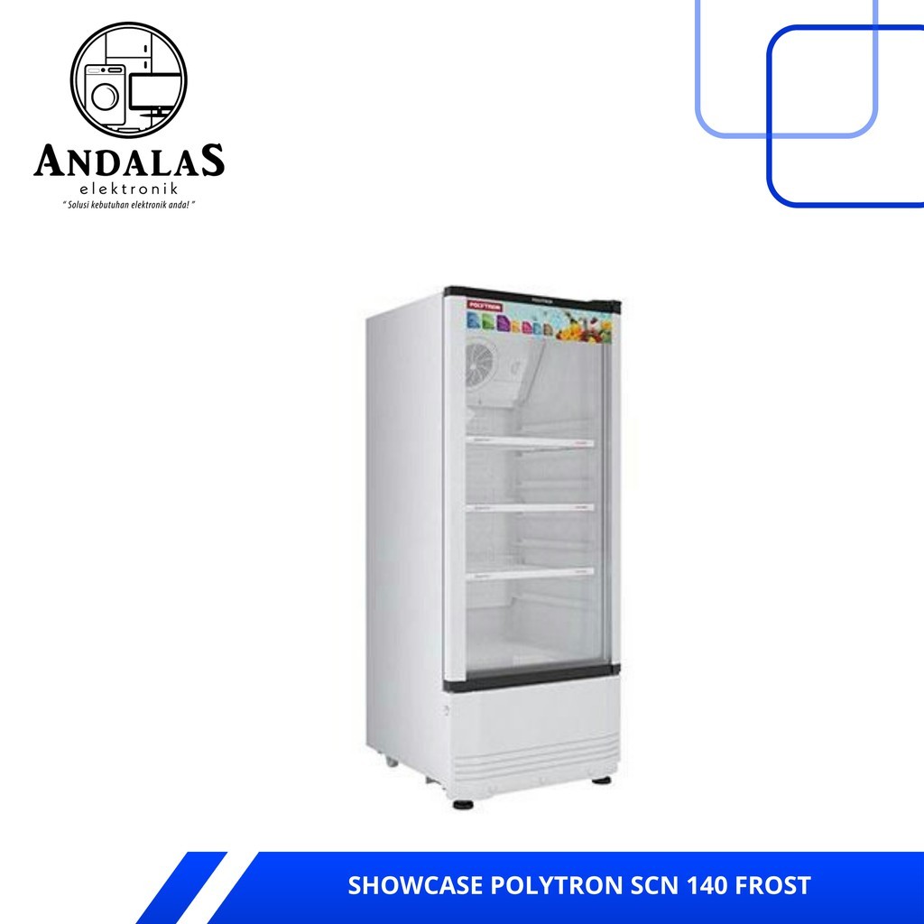 SHOWCASE POLYTRON SCN 140X 3rak KAPASITAS 140 LITER SCN 140 SCN140