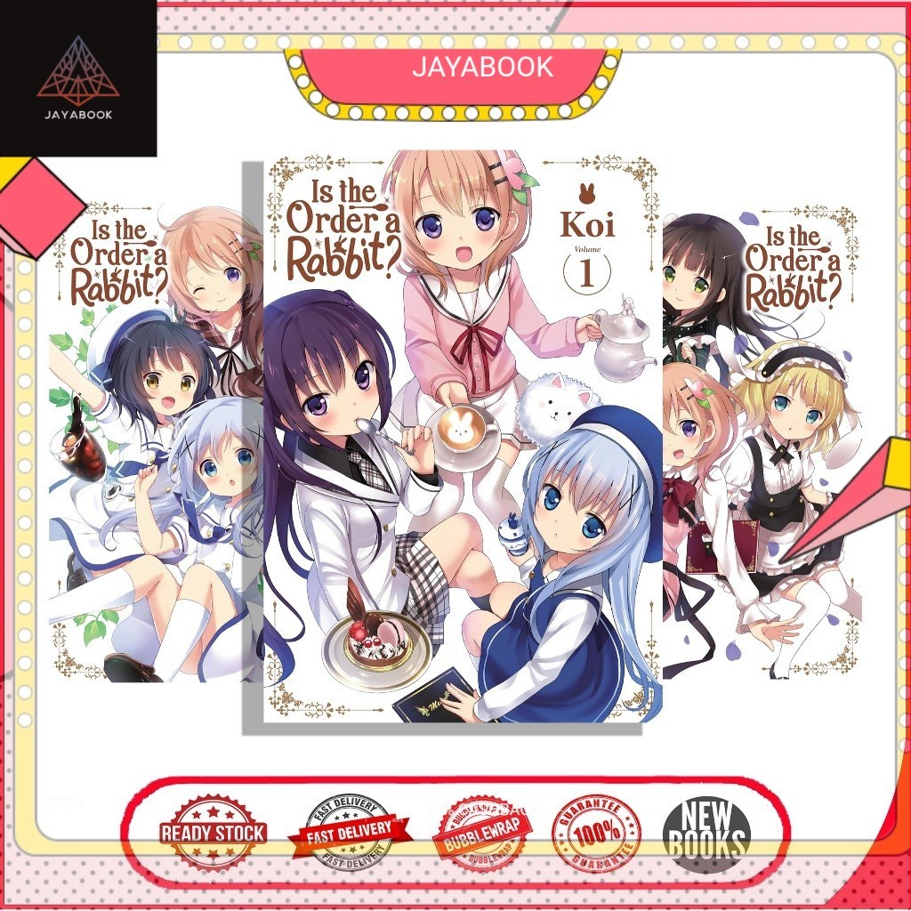 Manga Is the Order a Rabbit? 3 Book Series
