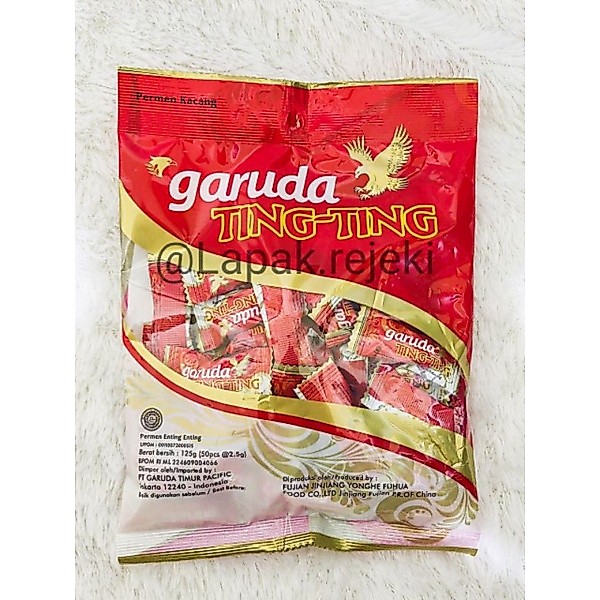 Ting ting permen 125gram / Permen / Permen kacang / Permen Ting Ting Garuda