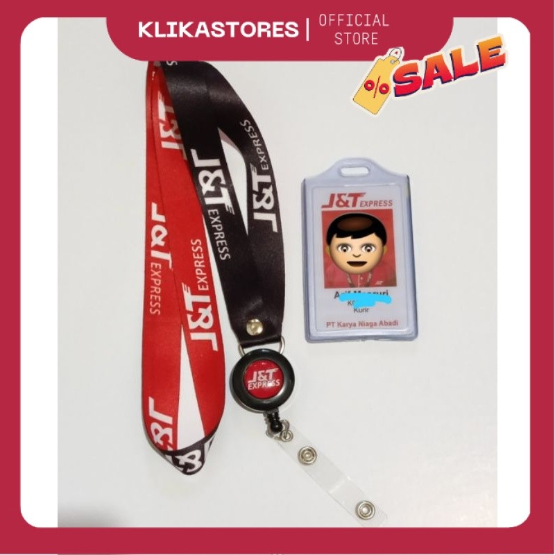 JNT J&T Tali id card JNT express READY STOK Lanyard printing satuan HSDB