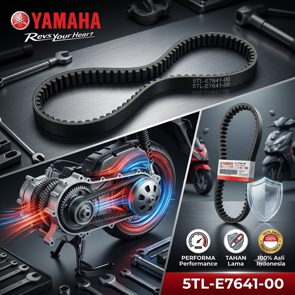 VANBELT VAN BELT V-BELT YAMAHA MIO 5TL-E7641-00