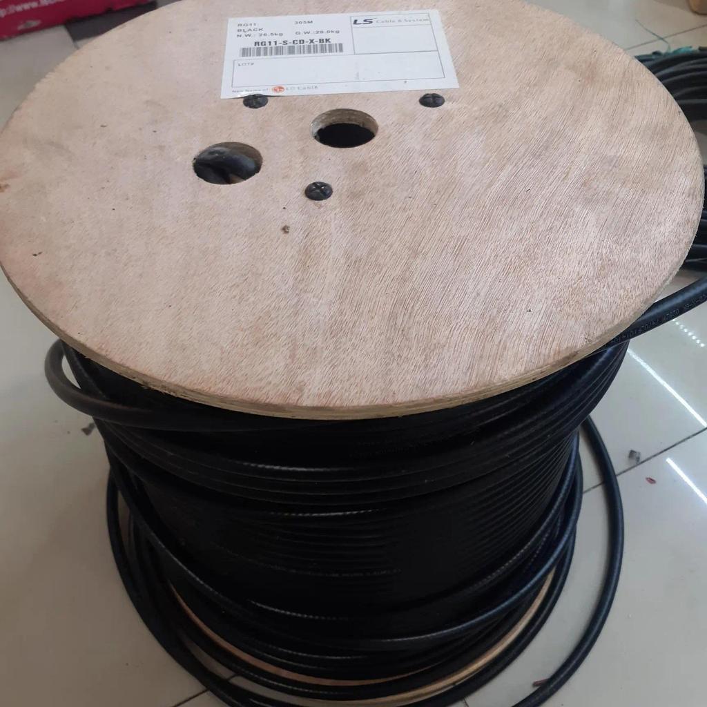 Kabel Coaxial RG 11 rg11 ls meteran