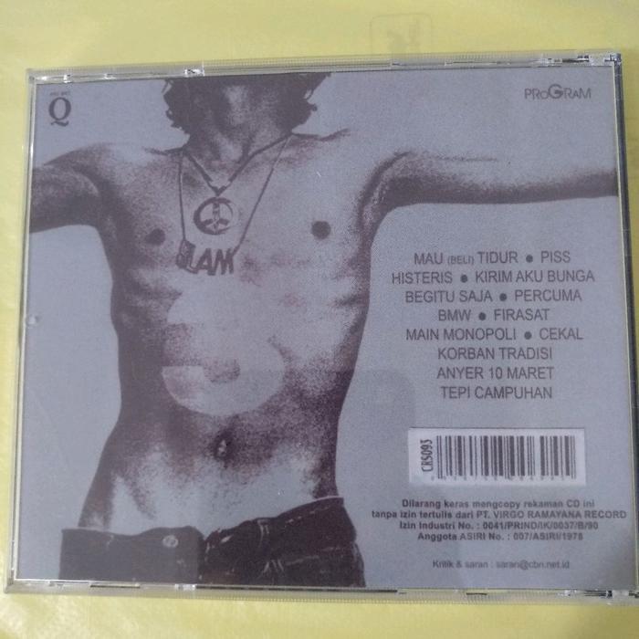 CD SLANK - 3 PISS. godbless bip gong 2000 kantata takwa plastik bayou kidnap katrina ahmad band dewa