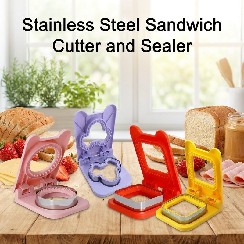 Cetakan roti tawar Sandwich Cutter Cetakan sandwich roti bakar Cetakan Roti Sandwich Cetakan roti ta