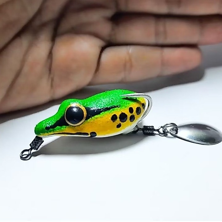 SOFT FROG TOMPEL  5CM DAN 3,8CM SAE LURE  UMPAN CASTING GABUS DAN TOMAN