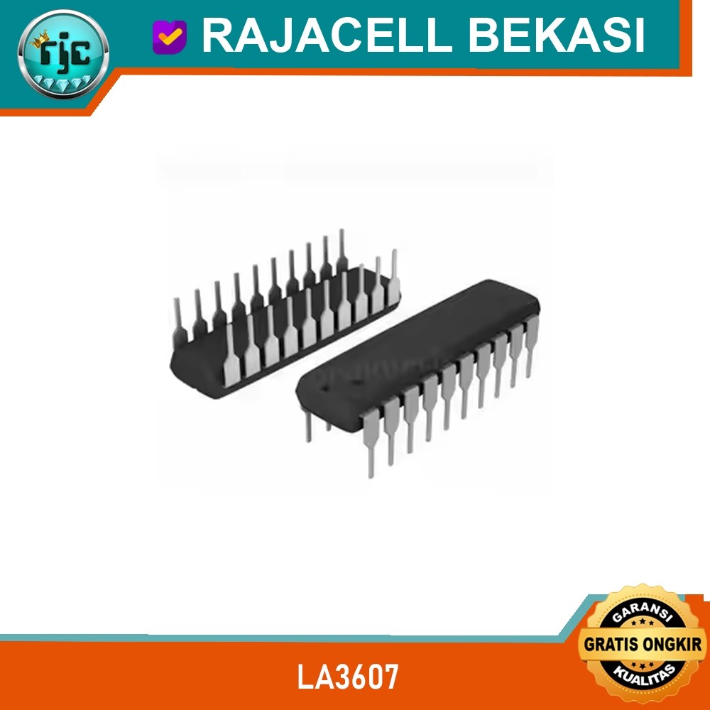 RJC IC LA3607 7-Band Graphic Equalizer Single-Chip DIP-20 Audio Processor Original