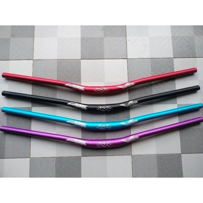 Foto Enlee Handlebar Stang 31.8 oversize 31.8mm x 800 rise 25 untuk XC AM enduro alumunium not carbon