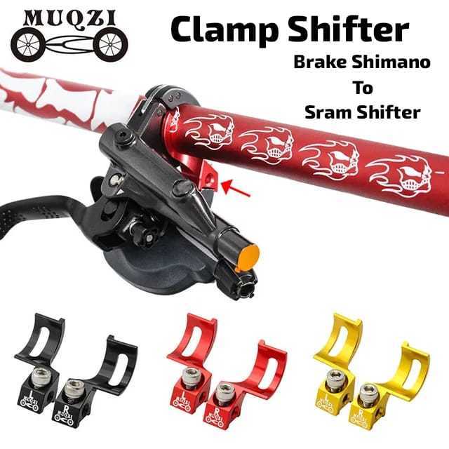 Foto Muqzi Adaptor Clamp Klem Shifter Sram To Brake lever Shimano Sepeda