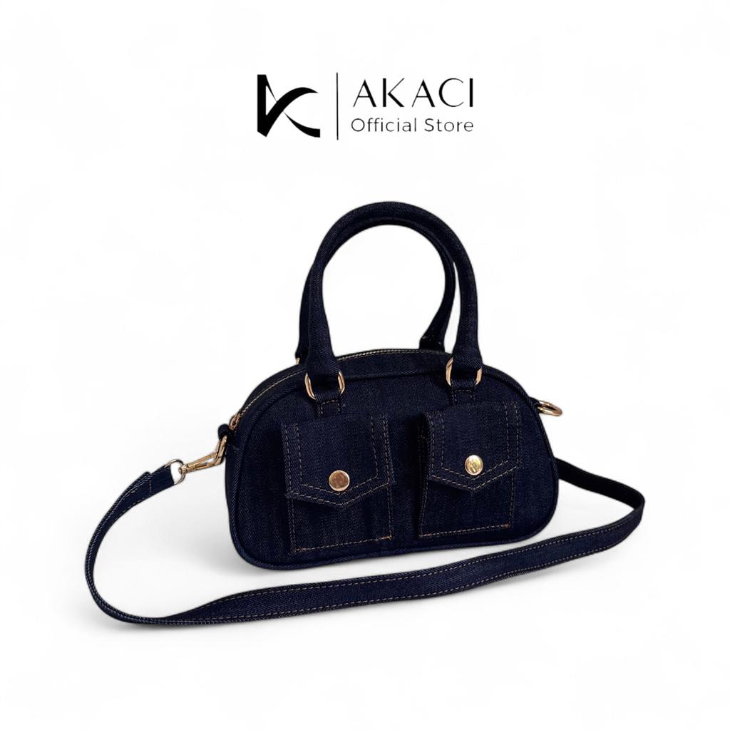 Slingbag RANIA Akaci 18-8531 Bahan lepis 1 ruang tas wanita pesta kerja kantor ootd lucu terbaru kek