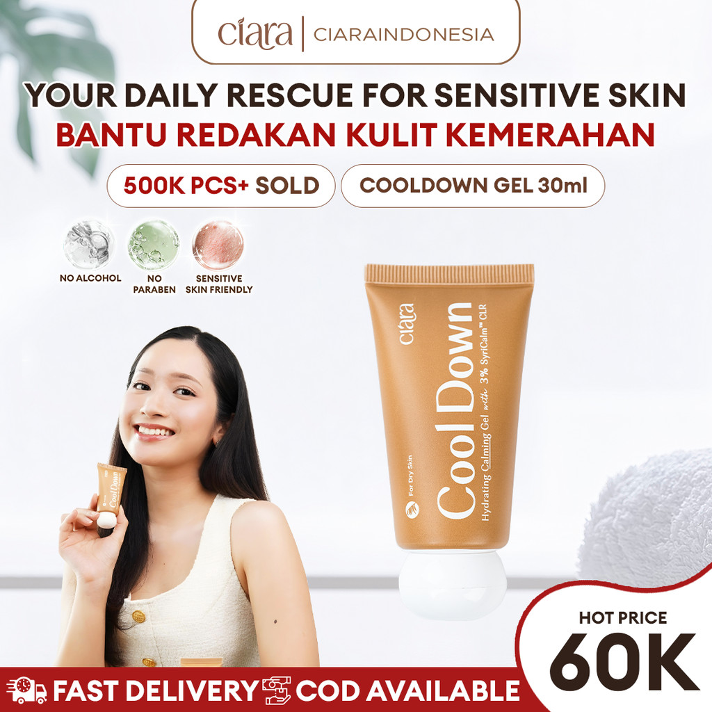 Ciara Cool Down Hydrating Calming Gel Pereda kulit gatal pereda iritasi Salepp Gatal Paling Ampuh Pa